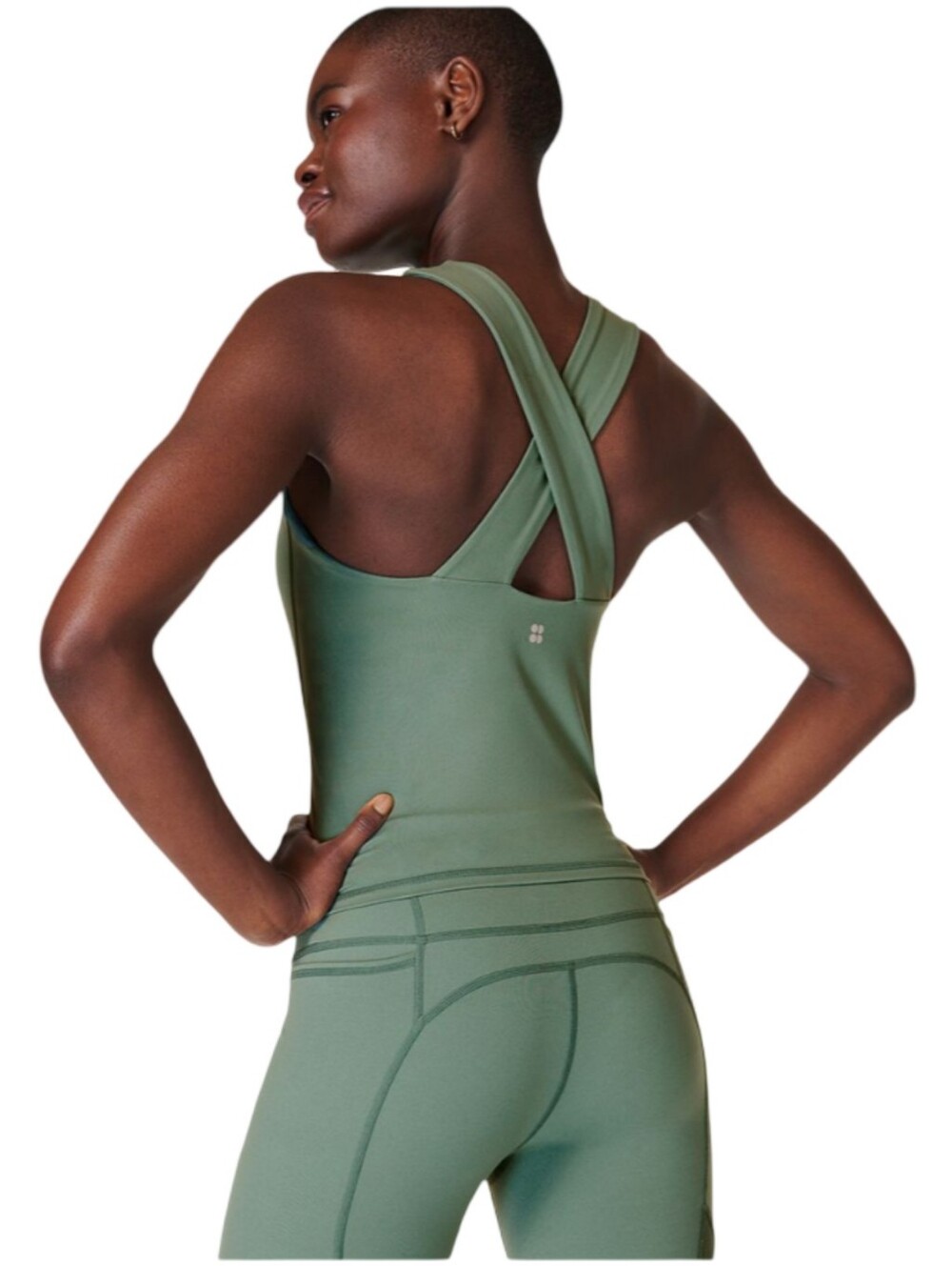 Sweaty Betty Mesh Crossback Power Illusion Tank Size Small